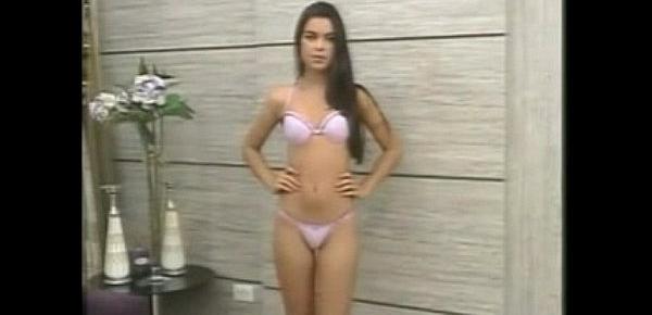  Young girls parade of lingerie for local TV station tube young video